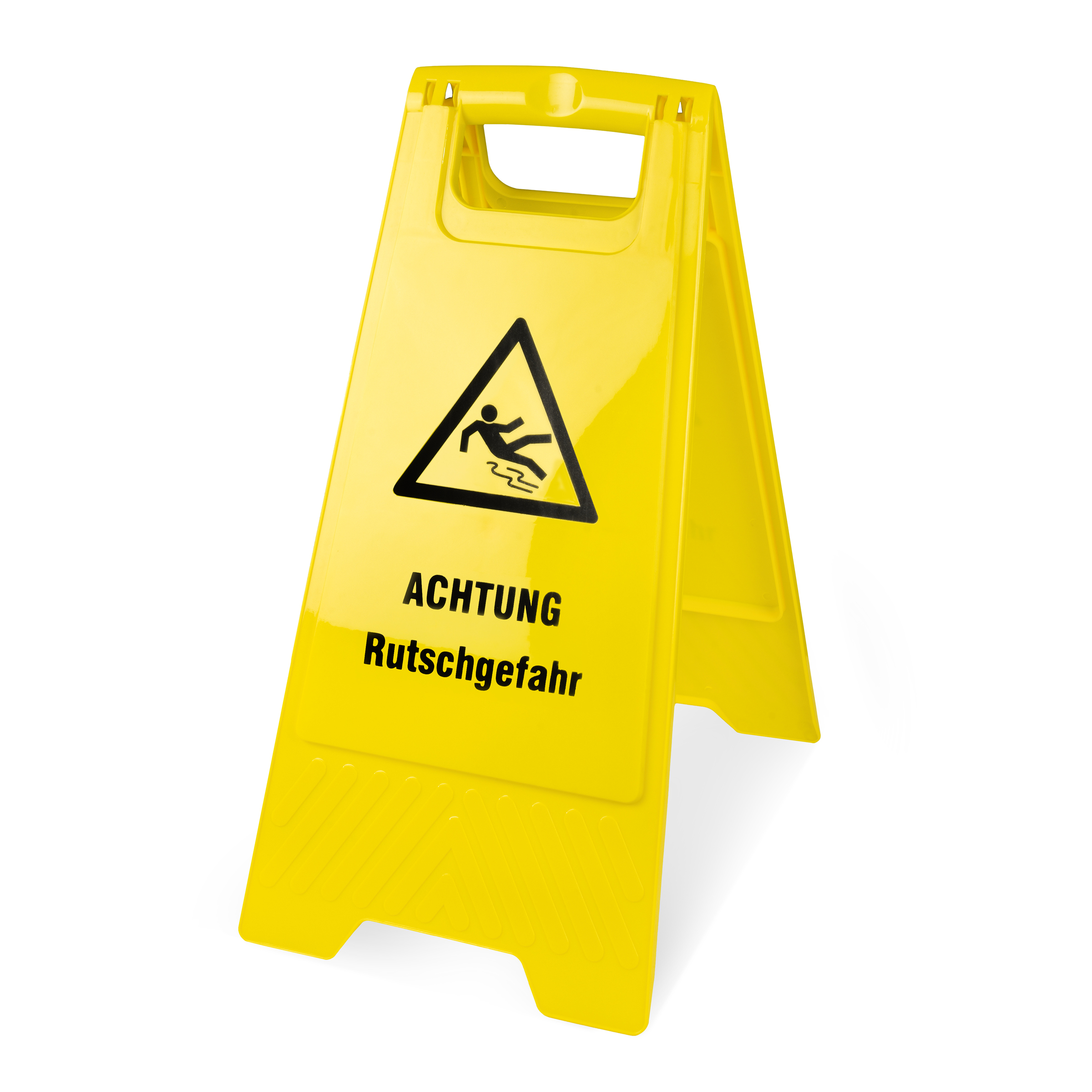 ST-2045 Warnschild "Achtung Rutschgefahr" gelb,ca. 61 cm hoch