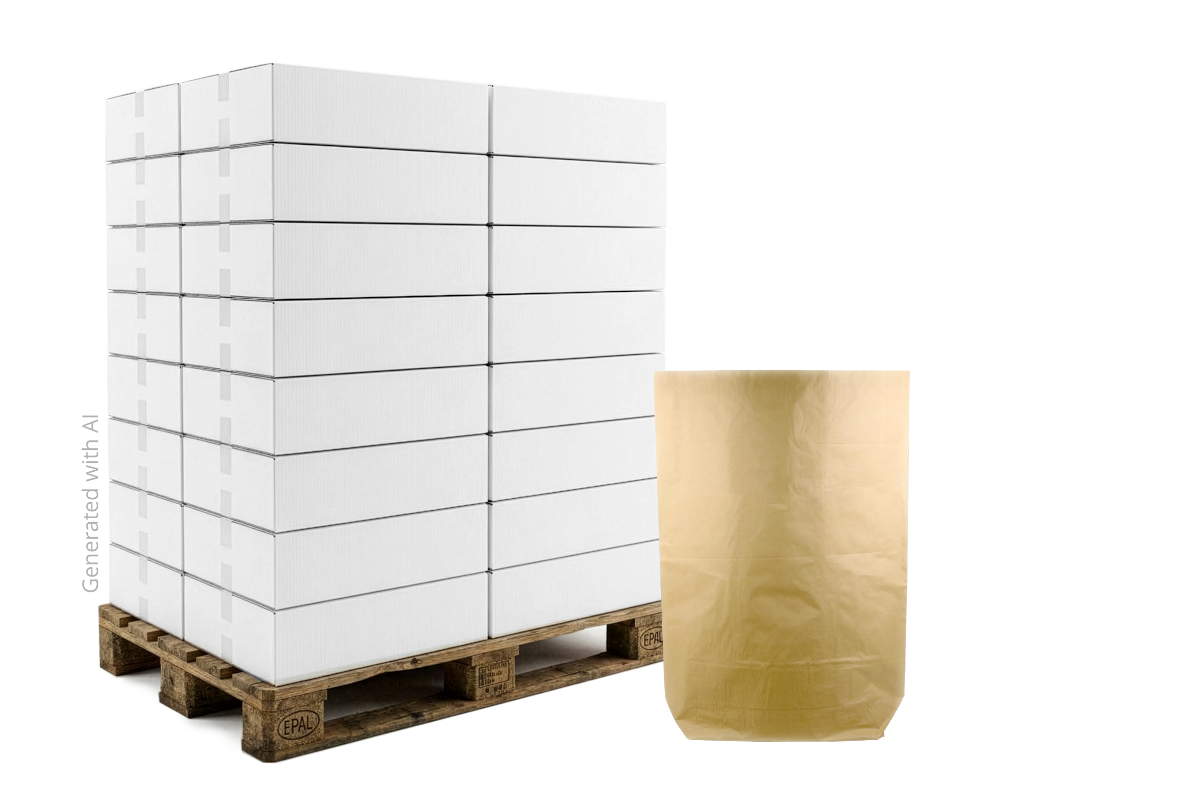 HY-797-24 120l Papiermüllsäcke, braun, 2-lagig, 700x950+220mm, unbedrucktLieferumfang: 1 Palette = 24 VE x 50 Stück