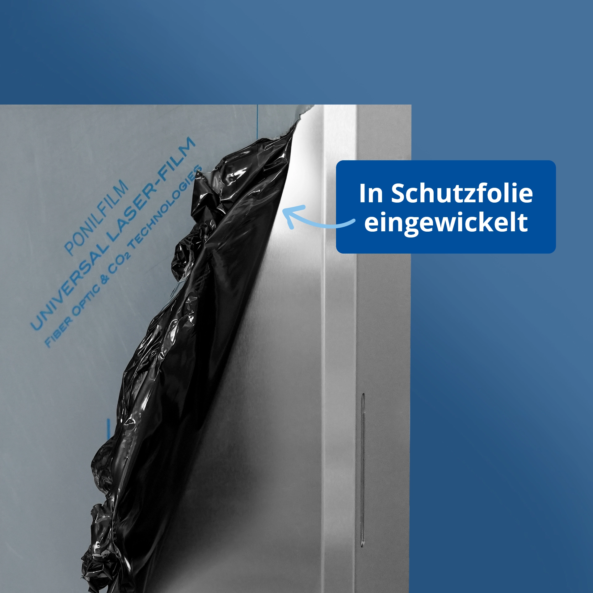 HY-88608 Falthandtuch-Spender für V-Falz,  Edelstahl matt gebürstet, für 500 Blatt