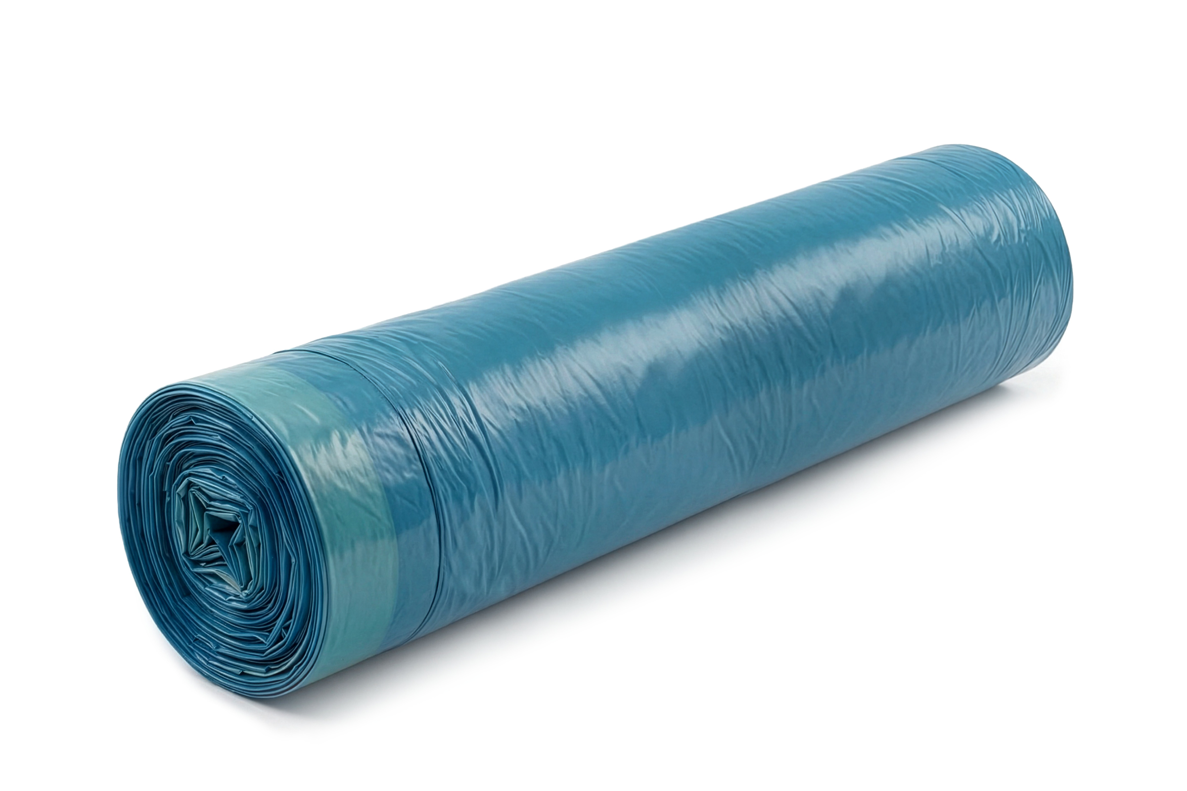 HY-879-5 LDPE-Reg. Zugbandsäcke, blau, Typ 60 extra, 120l, 700 x 1000+50 mm, 5 Rollen a 25 Stück