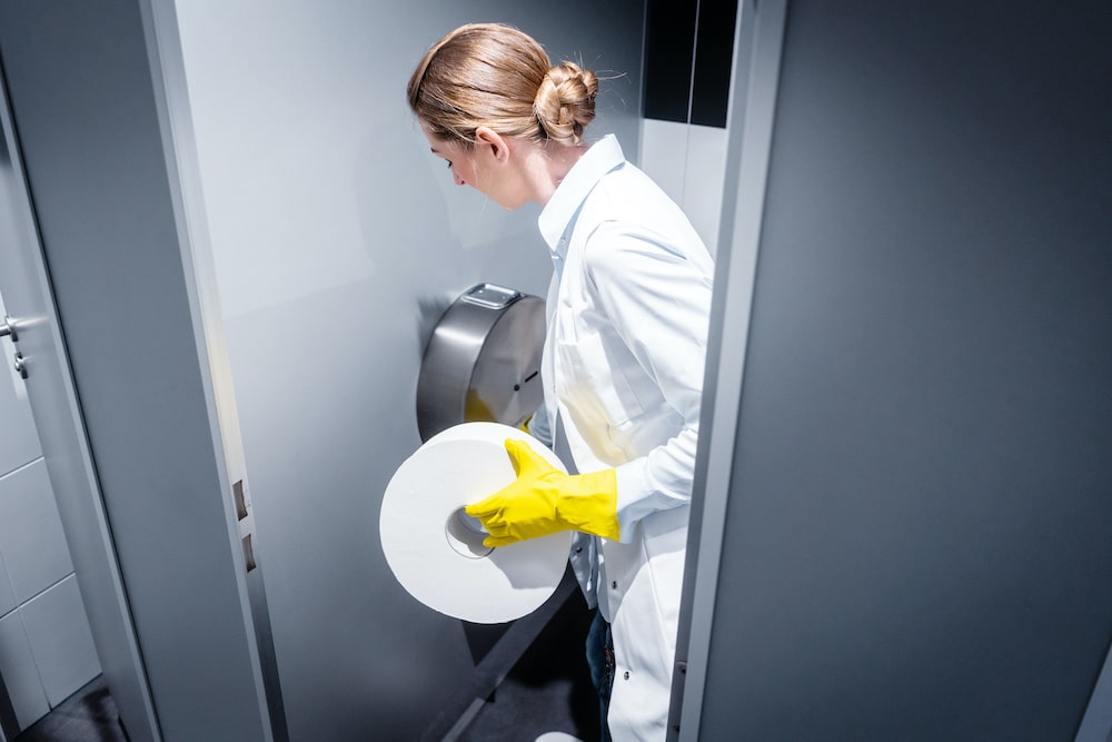 6x Jumbo Toilettenpapier 2-lagig Klopapier WC-Papier Großrollen Zellstoff hochweiß 6x Jumbo Toilettenpapier 2-lagig Klopapier WC-Papier Großrollen Zellstoff hochweiß