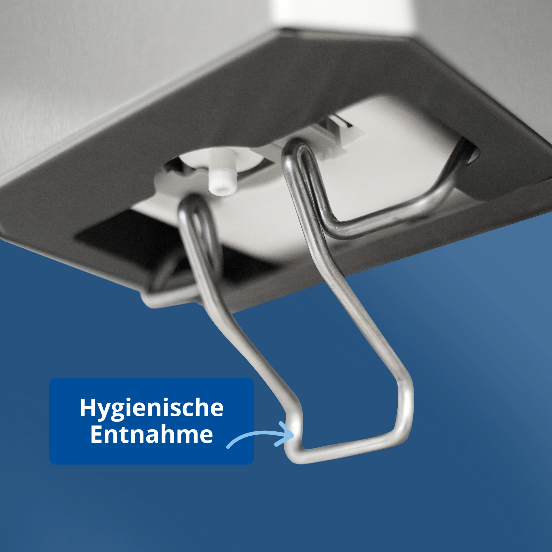 HY-88607 Seifenspender 1.000 ml, Edelstahl matt gebürstet, nachfüllbar