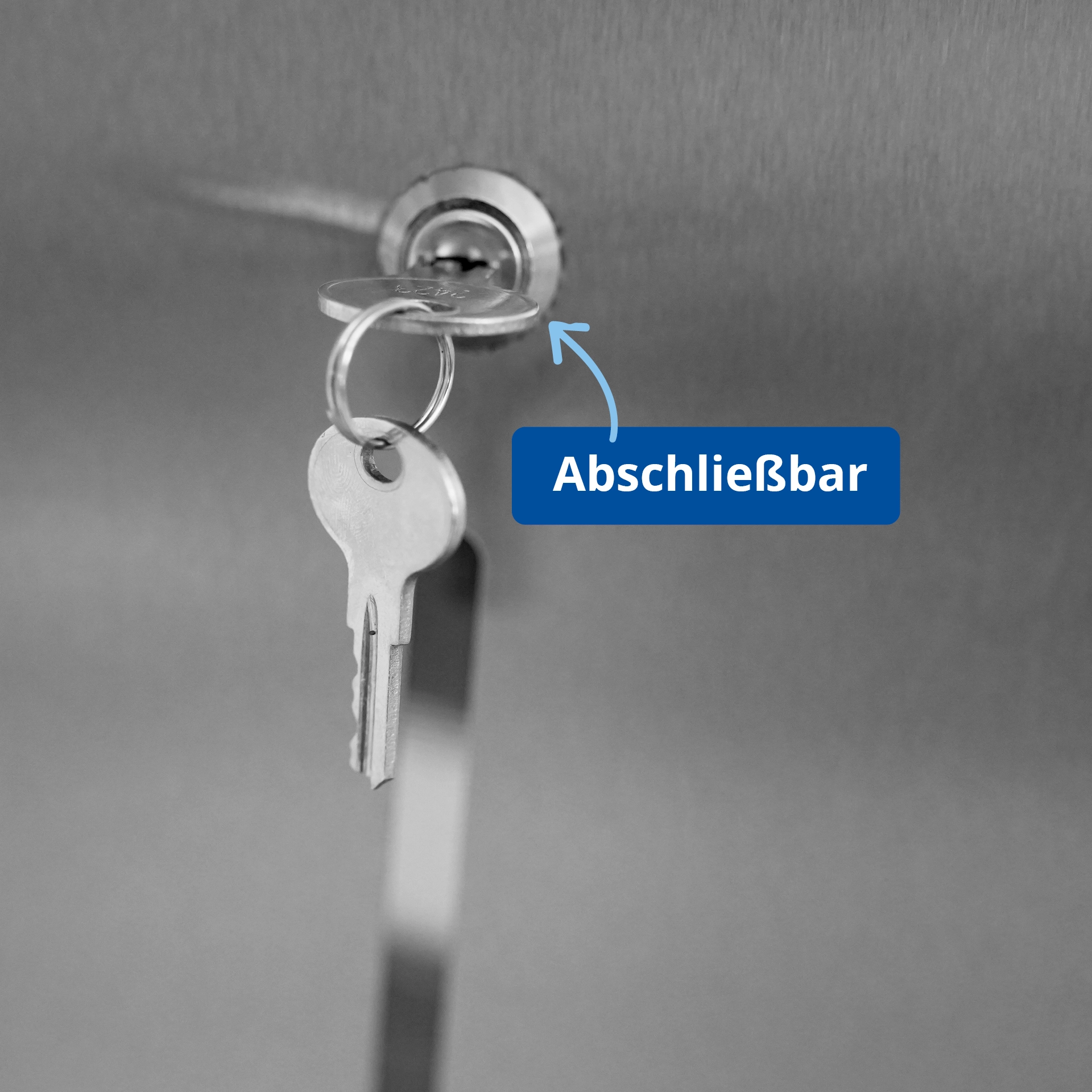 HY-88609 Toilettenpapier-Spender für Jumborollen, Edelstahl, Rollen-Ø bis 28 cm