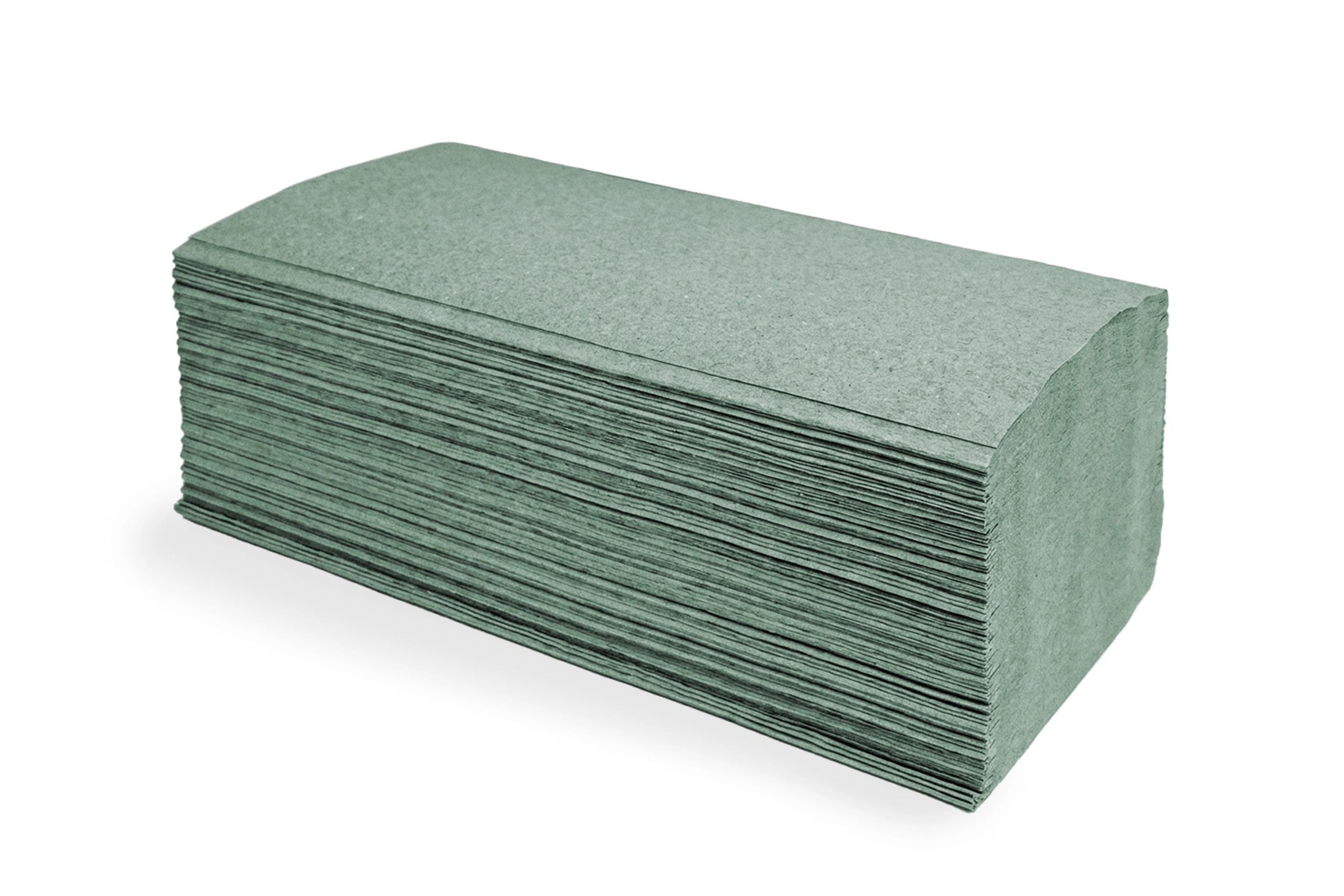 AG-065 Papierhandtuch, V-Falz, 1-lagig, recycling grün,25 x 23 cm,  5.000 Blatt