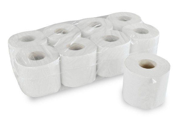 Hypafol Recycling Toilettenpapier, 1-lagig, 400 Blatt, natur